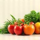 Icon illustrating fresh farm produce including vegetables and fruits